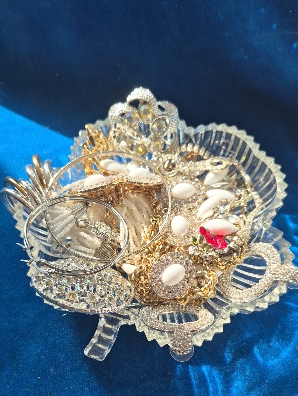 Gold and White mystery jewelry lot